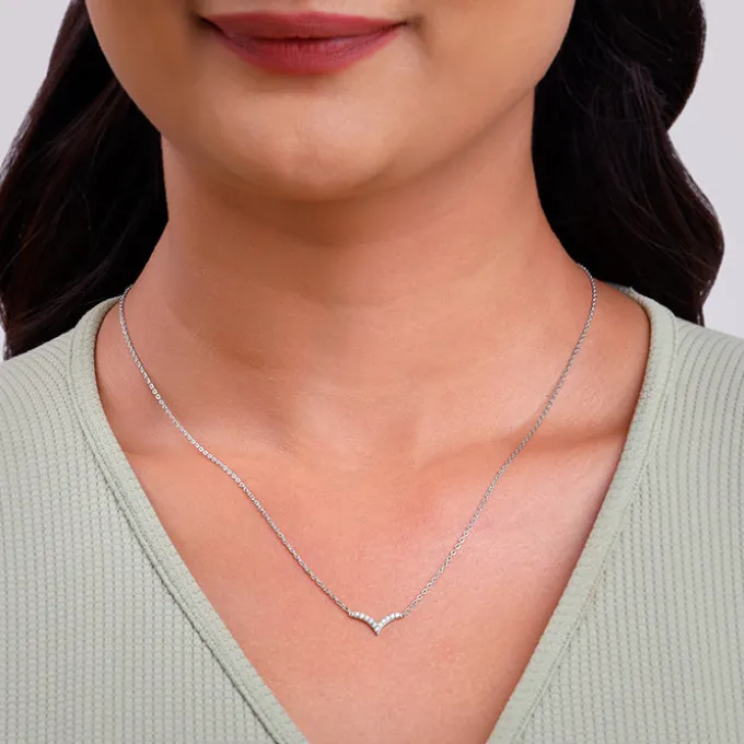 Silver Avya Necklace