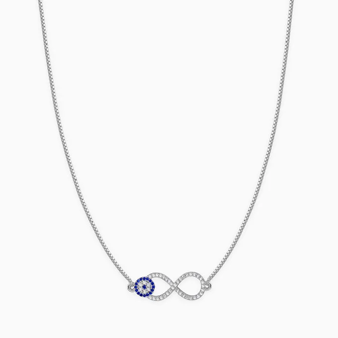 Silver Azure Infinity Waist Chain