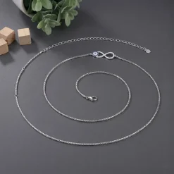 Silver Azure Infinity Waist Chain
