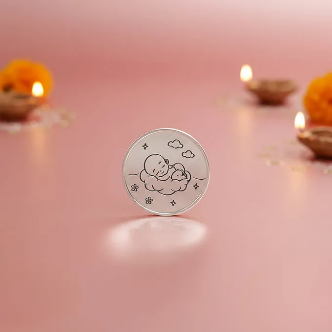 Silver Babyshower Coin - (10g)