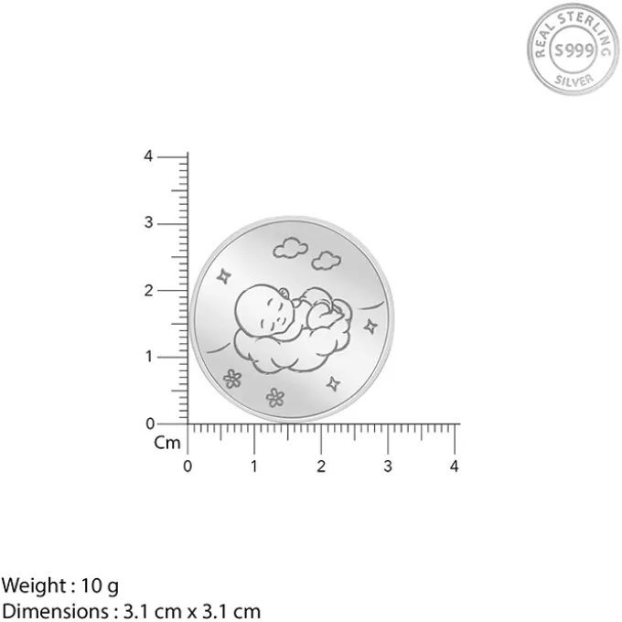 Silver Babyshower Coin - (10g)