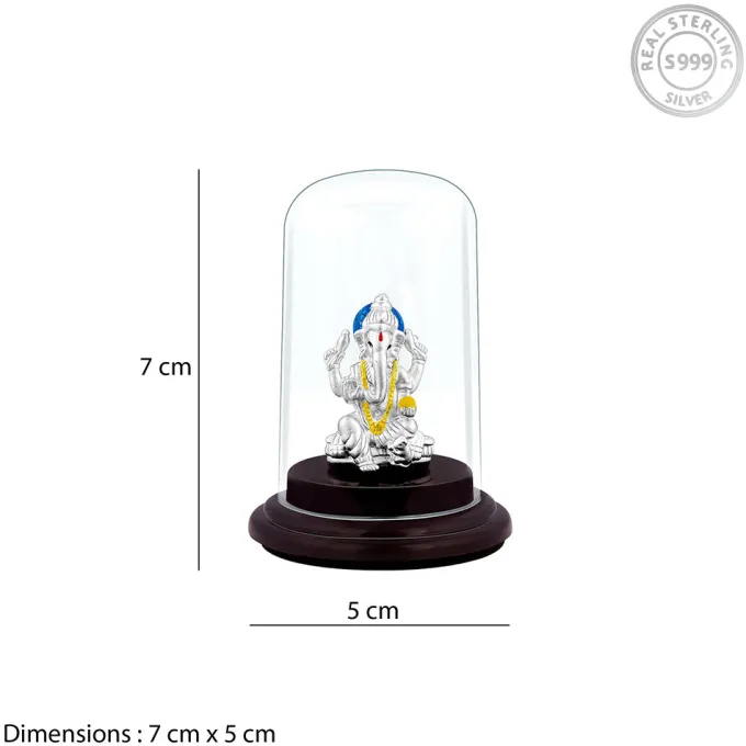 Silver Balaganapati Idol