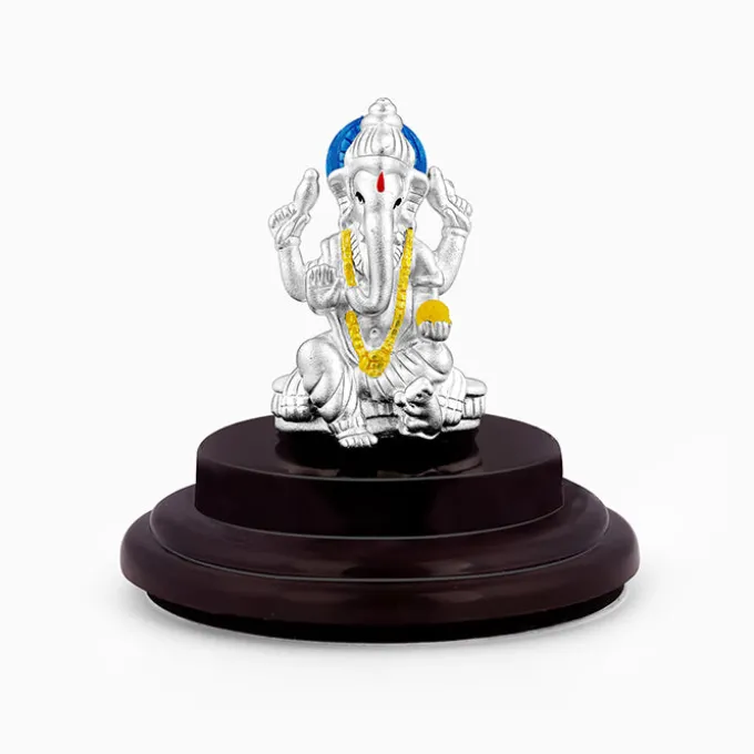 Silver Balaganapati Idol