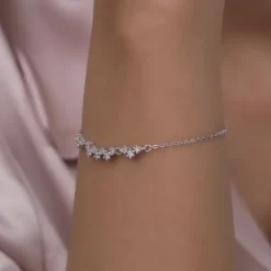 Silver Beautiful Glittering Bracelet