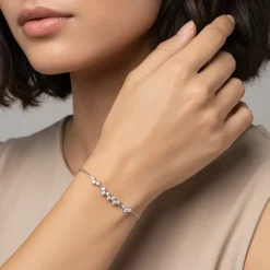 Silver Beautiful Glittering Bracelet