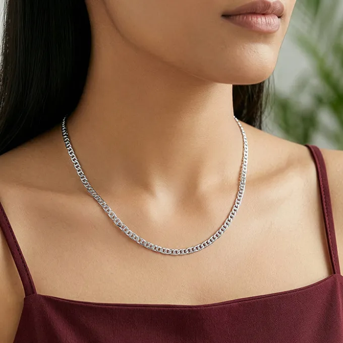 Silver Belcher Short Chain