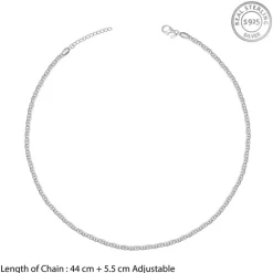 Silver Belcher Short Chain