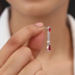 Silver Better Half Earrings