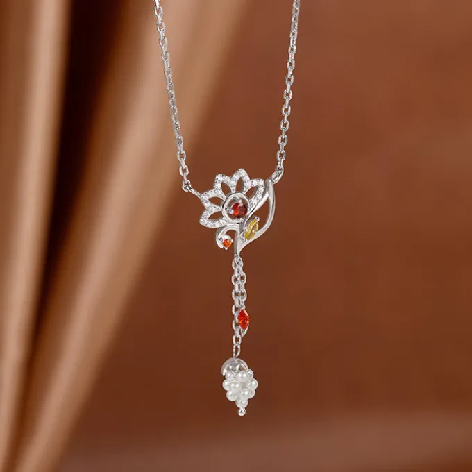 Silver Bhavani Necklace