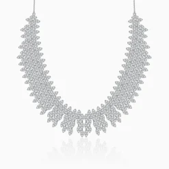 Silver Bikaner Crest Necklace
