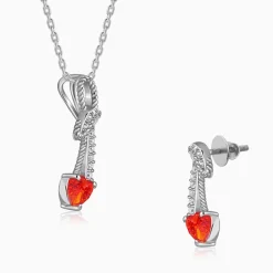 Silver Bleeding Love Set