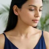 Silver Blush Beat Studs