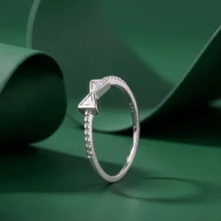 Silver Bow Bliss Ring
