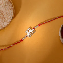 Silver Brother Rakhi