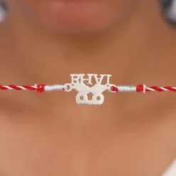 Silver Brother Rakhi