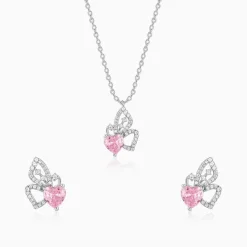 Silver Butterflies Desire Set