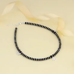 Silver Butterfly Charm Anklet