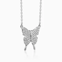 Silver Butterfly Magic Necklace