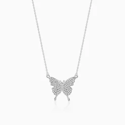 Silver Butterfly Magic Necklace