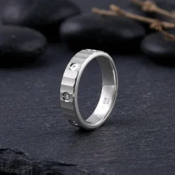 Silver Cadence Ring For Him (Size 20)