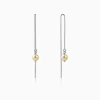 Silver Carey Pearl Sui Dhaga Earrings