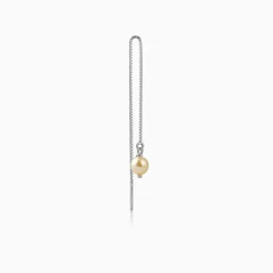 Silver Carey Pearl Sui Dhaga Earrings