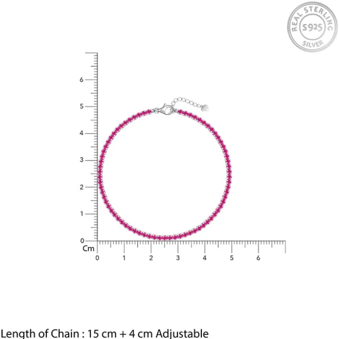 Silver Celebrate in Pink Bracelet