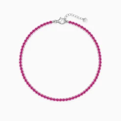Silver Celebrate in Pink Bracelet