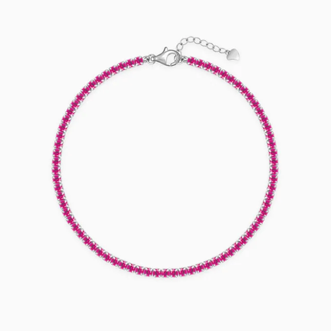 Silver Celebrate in Pink Bracelet