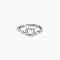 Silver Celeste Love Ring