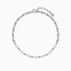 Silver Celeste Zircon Bracelet