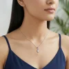 Silver Celestial Fawn Pendant With Link Chain