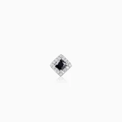 Silver Celestial Square Stud For Him