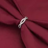 Silver Celtic Zirconia Ring
