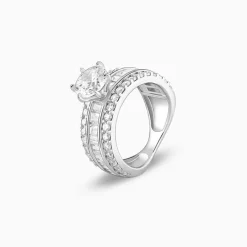 Silver Chambered Ring