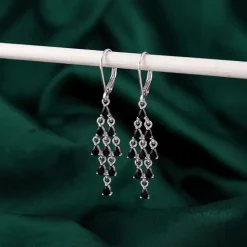 Silver Chandelier Dangler Earrings