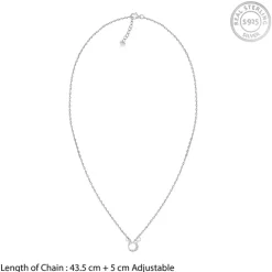 Silver Chandra Necklace