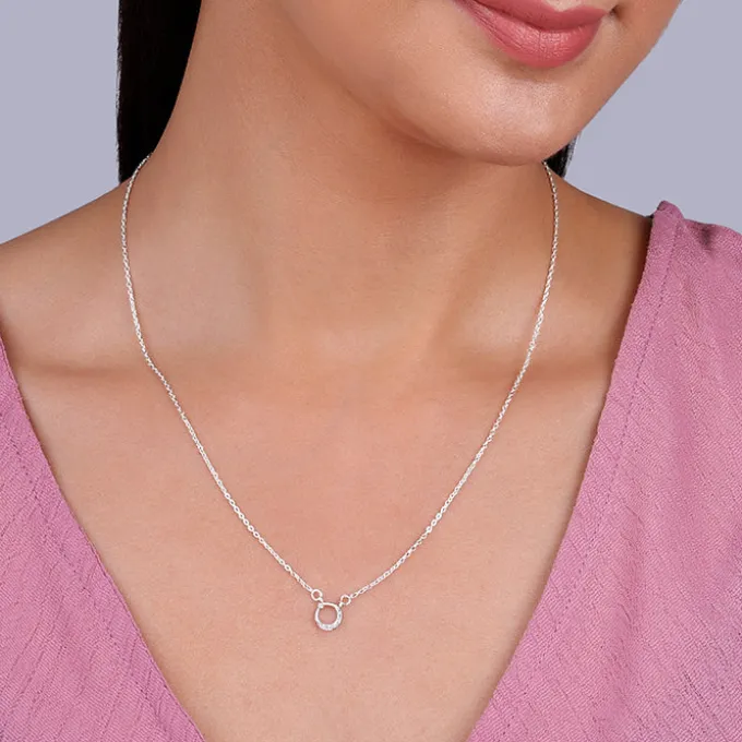 Silver Chandra Necklace