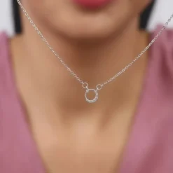Silver Chandra Necklace