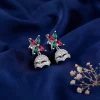 Silver Chandrika Jhumki