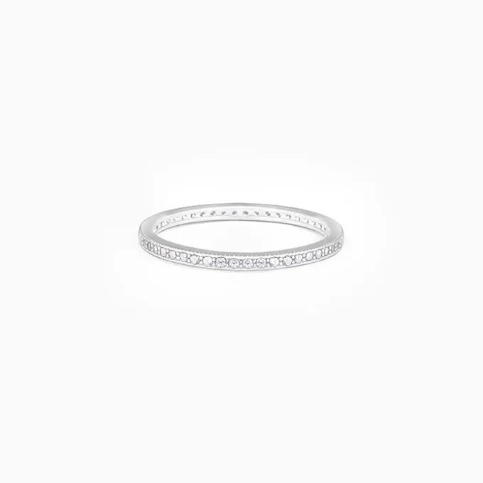 Silver Channel of Love Ring