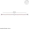 Silver Circular Mandala Rakhi