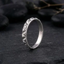 Silver Classic Apex Ring For Him (Size 20)