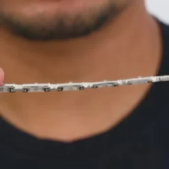 Silver Classic Bold Bracelet For Him