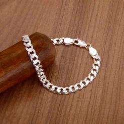 Silver Classic Bracelet for Him