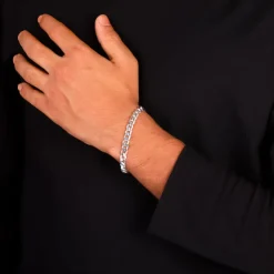 Silver Classic Bracelet for Him