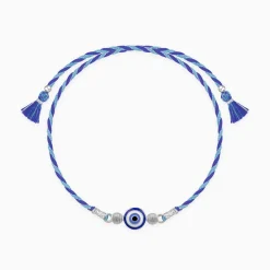 Silver Classic Evil Eye Rakhi
