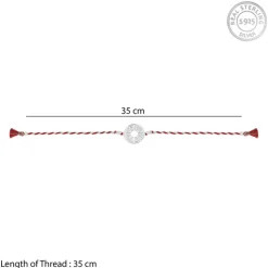 Silver Classic Mandala Rakhi