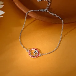 Silver Classic Om Bracelet Rakhi