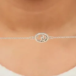 Silver Classic Om Bracelet Rakhi